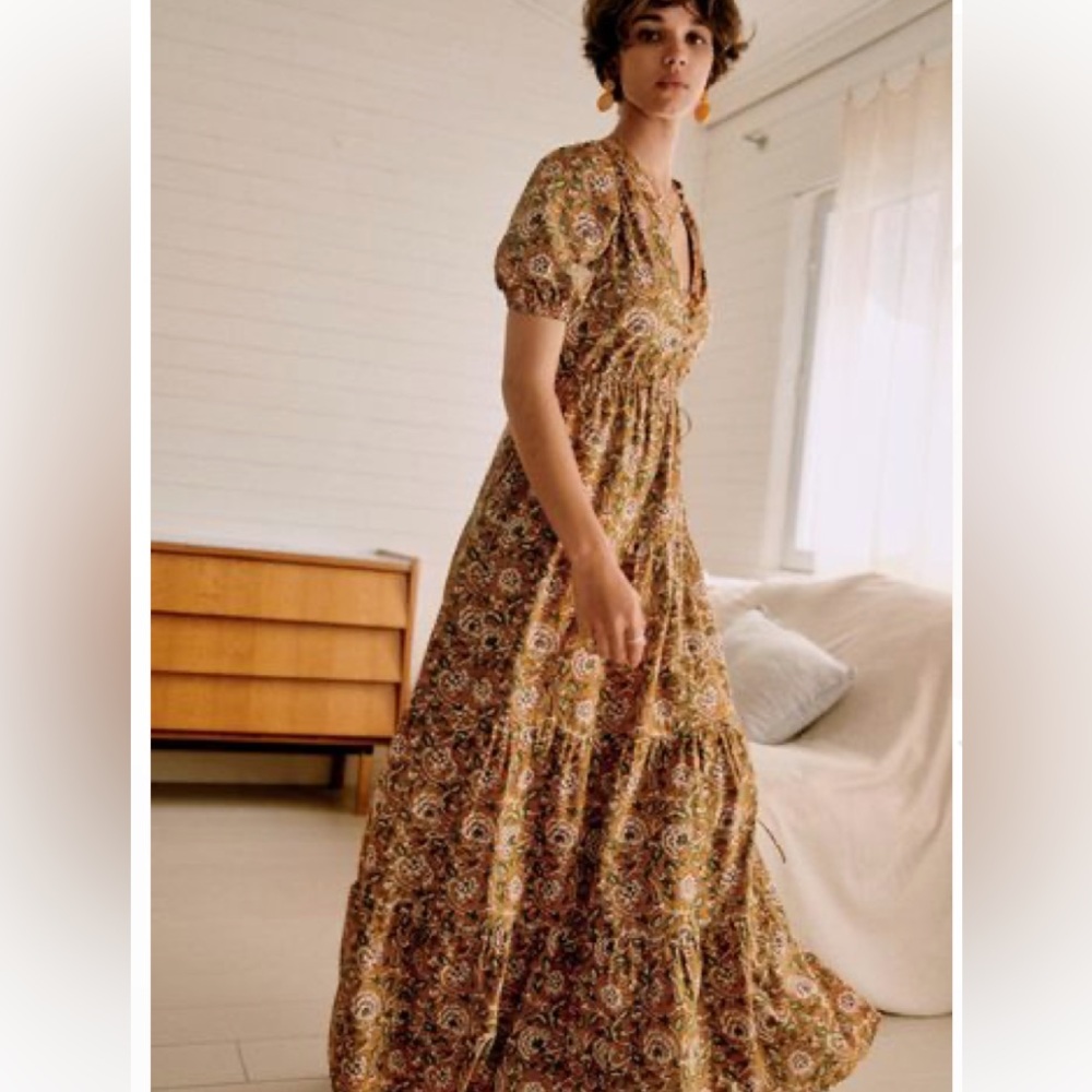 SEZANE Estelle Maxi Dress 4 36